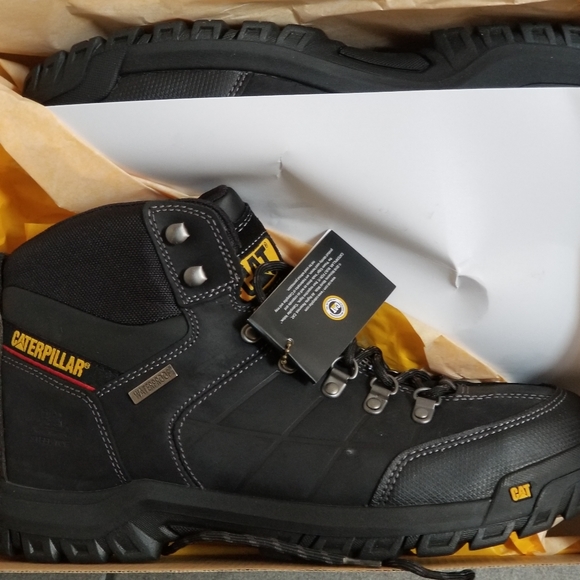 CAT Threshold Waterproof Steel Toe Work Boot - Picture 10 of 14